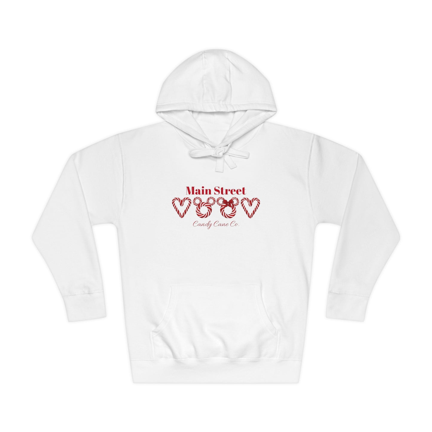 M.S. Candy Cane Co. Fleece Hoodie